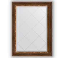 Зеркало с гравировкой в багетной раме Evoform Exclusive-G BY 4191 76 x 104 см, римская бронза