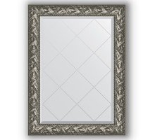 Зеркало с гравировкой в багетной раме Evoform Exclusive-G BY 4200 79 x 106 см, византия серебро