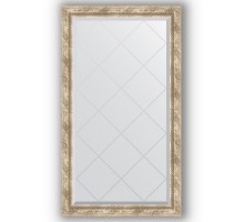 Зеркало с гравировкой в багетной раме Evoform Exclusive-G BY 4220 73 x 128 см, прованс с плетением