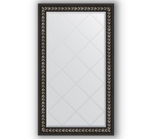 Зеркало с гравировкой в багетной раме Evoform Exclusive-G BY 4225 75 x 129 см, черный ардеко