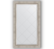 Зеркало с гравировкой в багетной раме Evoform Exclusive-G BY 4233 76 x 131 см, римское серебро