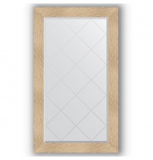 Зеркало с гравировкой в багетной раме Evoform Exclusive-G BY 4236 76 x 131 см, золотые дюны