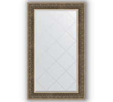Зеркало с гравировкой в багетной раме Evoform Exclusive-G BY 4250 79 x 134 см, вензель серебряный