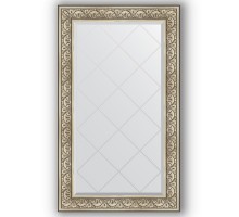 Зеркало с гравировкой в багетной раме Evoform Exclusive-G BY 4252 80 x 135 см, барокко серебро