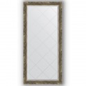 Зеркало с гравировкой в багетной раме Evoform Exclusive-G BY 4264 73 x 155 см, старое дерево с плетением