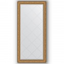 Зеркало с гравировкой в багетной раме Evoform Exclusive-G BY 4266 74 x 156 см, медный эльдорадо