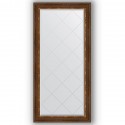 Зеркало с гравировкой в багетной раме Evoform Exclusive-G BY 4277 76 x 158 см, римская бронза
