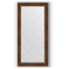 Зеркало с гравировкой в багетной раме Evoform Exclusive-G BY 4277 76 x 158 см, римская бронза