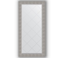 Зеркало с гравировкой в багетной раме Evoform Exclusive-G BY 4281 76 x 158 см, чеканка серебряная