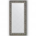 Зеркало с гравировкой в багетной раме Evoform Exclusive-G BY 4286 79 x 161 см, византия серебро