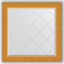 Зеркало с гравировкой в багетной раме Evoform Exclusive-G BY 4310 85 x 85 см, сусальное золото