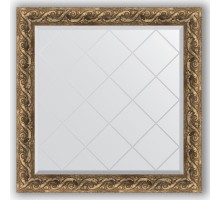 Зеркало с гравировкой в багетной раме Evoform Exclusive-G BY 4313 86 x 86 см, фреска