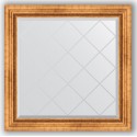 Зеркало с гравировкой в багетной раме Evoform Exclusive-G BY 4318 86 x 86 см, римское золото