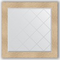 Зеркало с гравировкой в багетной раме Evoform Exclusive-G BY 4322 86 x 86 см, золотые дюны