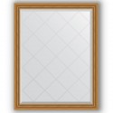 Зеркало с гравировкой в багетной раме Evoform Exclusive-G BY 4346 93 x 118 см, состаренное золото с плетением