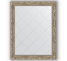 Зеркало с гравировкой в багетной раме Evoform Exclusive-G BY 4358 95 x 120 см, виньетка античное серебро