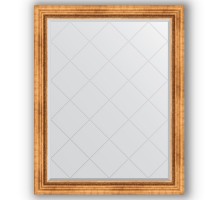 Зеркало с гравировкой в багетной раме Evoform Exclusive-G BY 4361 96 x 121 см, римское золото