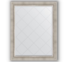 Зеркало с гравировкой в багетной раме Evoform Exclusive-G BY 4362 96 x 121 см, римское серебро