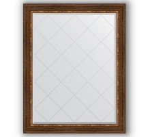 Зеркало с гравировкой в багетной раме Evoform Exclusive-G BY 4363 96 x 121 см, римская бронза