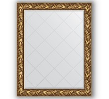 Зеркало с гравировкой в багетной раме Evoform Exclusive-G BY 4371 99 x 124 см, византия золото