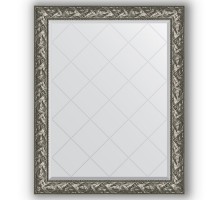 Зеркало с гравировкой в багетной раме Evoform Exclusive-G BY 4372 99 x 124 см, византия серебро