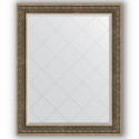 Зеркало с гравировкой в багетной раме Evoform Exclusive-G BY 4379 99 x 124 см, вензель серебряный