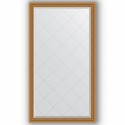 Зеркало с гравировкой в багетной раме Evoform Exclusive-G BY 4389 93 x 168 см, состаренное золото с плетением