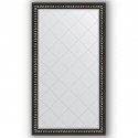 Зеркало с гравировкой в багетной раме Evoform Exclusive-G BY 4397 95 x 169 см, черный ардеко