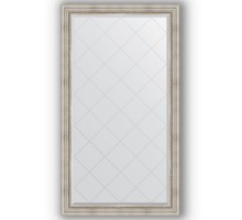 Зеркало с гравировкой в багетной раме Evoform Exclusive-G BY 4405 96 x 171 см, римское серебро