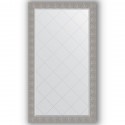 Зеркало с гравировкой в багетной раме Evoform Exclusive-G BY 4410 96 x 171 см, чеканка серебряная