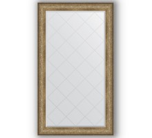 Зеркало с гравировкой в багетной раме Evoform Exclusive-G BY 4424 100 x 175 см, виньетка античная бронза