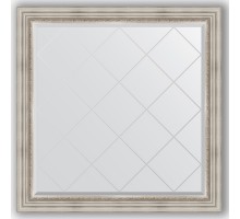 Зеркало с гравировкой в багетной раме Evoform Exclusive-G BY 4448 106 x 106 см, римское серебро