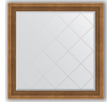 Зеркало с гравировкой в багетной раме Evoform Exclusive-G BY 4455 107 x 107 см, бронзовый акведук