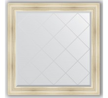 Зеркало с гравировкой в багетной раме Evoform Exclusive-G BY 4461 109 x 109 см, травленое серебро