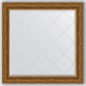 Зеркало с гравировкой в багетной раме Evoform Exclusive-G BY 4462 109 x 109 см, травленая бронза