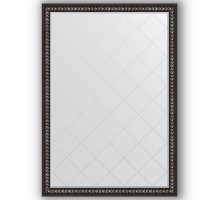 Зеркало с гравировкой в багетной раме Evoform Exclusive-G BY 4483 130 x 185 см, черный ардеко
