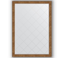 Зеркало с гравировкой в багетной раме Evoform Exclusive-G BY 4486 130 x 185 см, виньетка бронзовая