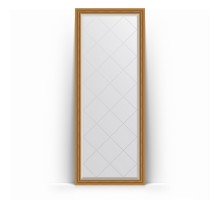 Зеркало с гравировкой в багетной раме Evoform Exclusive-G Floor BY 6301 78 x 198 см, состаренное золото с плетением
