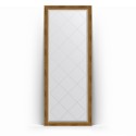 Зеркало с гравировкой в багетной раме Evoform Exclusive-G Floor BY 6303 78 x 198 см, состаренная бронза с плетением