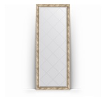 Зеркало с гравировкой в багетной раме Evoform Exclusive-G Floor BY 6304 78 x 198 см, прованс с плетением