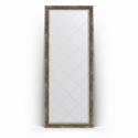 Зеркало с гравировкой в багетной раме Evoform Exclusive-G Floor BY 6305 78 x 198 см, старое дерево с плетением
