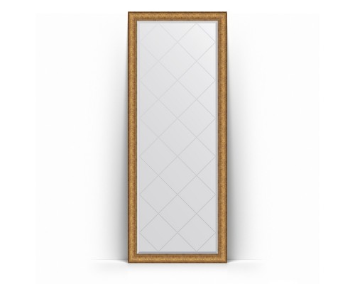 Зеркало с гравировкой в багетной раме Evoform Exclusive-G Floor BY 6306 79 x 198 см, медный эльдорадо