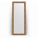 Зеркало с гравировкой в багетной раме Evoform Exclusive-G Floor BY 6314 80 x 200 см, виньетка античная бронза