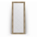 Зеркало с гравировкой в багетной раме Evoform Exclusive-G Floor BY 6321 82 x 202 см, серебряный акведук