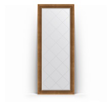 Зеркало с гравировкой в багетной раме Evoform Exclusive-G Floor BY 6322 82 x 202 см, бронзовый акведук