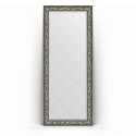 Зеркало с гравировкой в багетной раме Evoform Exclusive-G Floor BY 6325 84 x 203 см, византия серебро