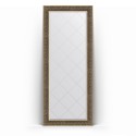 Зеркало с гравировкой в багетной раме Evoform Exclusive-G Floor BY 6332 84 x 204 см, вензель серебряный