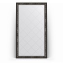 Зеркало с гравировкой в багетной раме Evoform Exclusive-G Floor BY 6348 110 x 199 см, черный ардеко