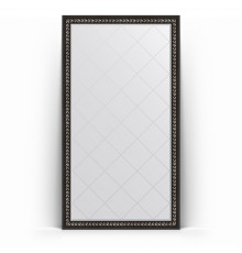 Зеркало с гравировкой в багетной раме Evoform Exclusive-G Floor BY 6348 110 x 199 см, черный ардеко