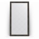Зеркало с гравировкой в багетной раме Evoform Exclusive-G Floor BY 6348 110 x 199 см, черный ардеко